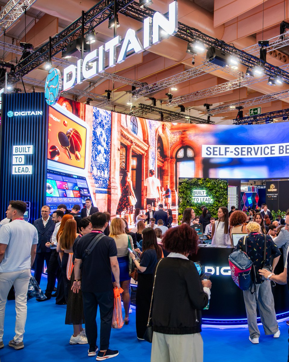 Digitain's tweet photo. First snapshots from SBC Summit Portugal are here 📸

Day 1 at this amazing event is going strong, and the energy at Digitain's stand is only building up ⚡️

Visit us at Stand C218 and let's talk growth 🤝 https://t.co/8nOpb1jhvX
