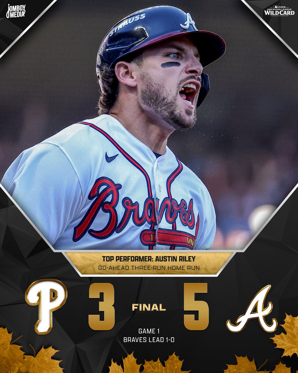 TalkinBaseball_'s tweet photo. BRAVES TAKE GAME 1 https://t.co/Qc3qpHIhLp