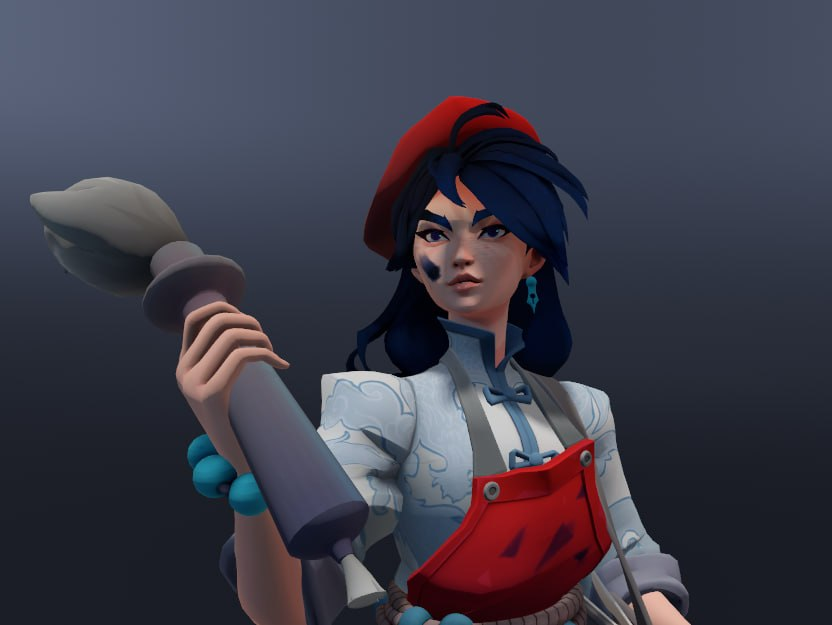 deadlock_8's tweet photo. Violet - New deadlock hero (gamefiles) https://t.co/6loHgioS6i