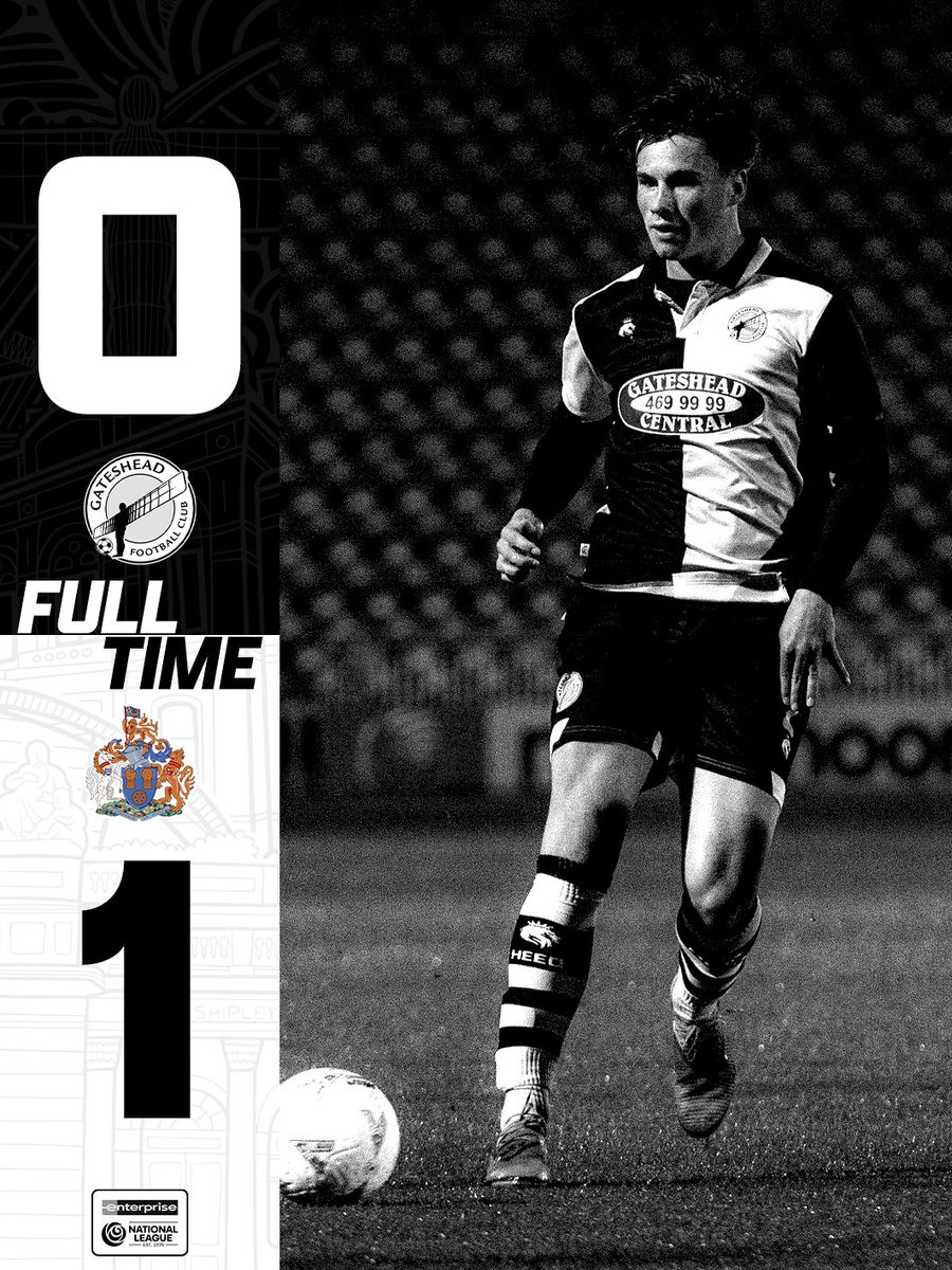 GatesheadFC's tweet photo. Defeat on Tyneside. https://t.co/bsS2ydur5G