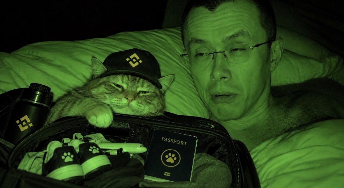 CTOBNBCAT_x's tweet photo. @cz_binance Should the cat pack a bag? 🐱 https://t.co/SHhlvwgqyn