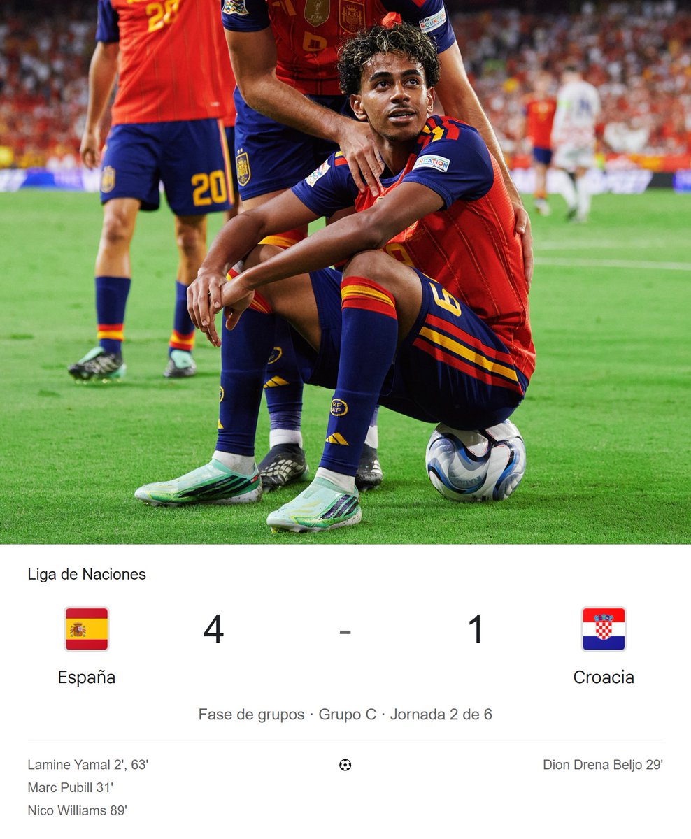 porquetendencia's tweet photo. "Croacia":
Por la victoria de España en la #NationsLeague https://t.co/lolu9ZTNXh