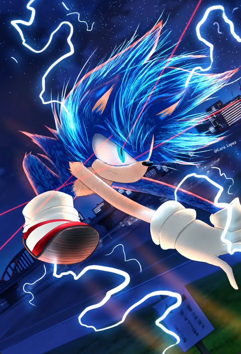 laralopez55's tweet photo. ⚡ Speed, attitude, and a little chaos — Sonic never slows down! 💙💨

#Sonic #SuperSonic #SonicFanart #SonicTheHedgehog #SonicArt #FanArt #Gaming #DigitalArt #ArtistOnX #SEGA #SonicFans #AnimeArt https://t.co/6fTyxzpCbb