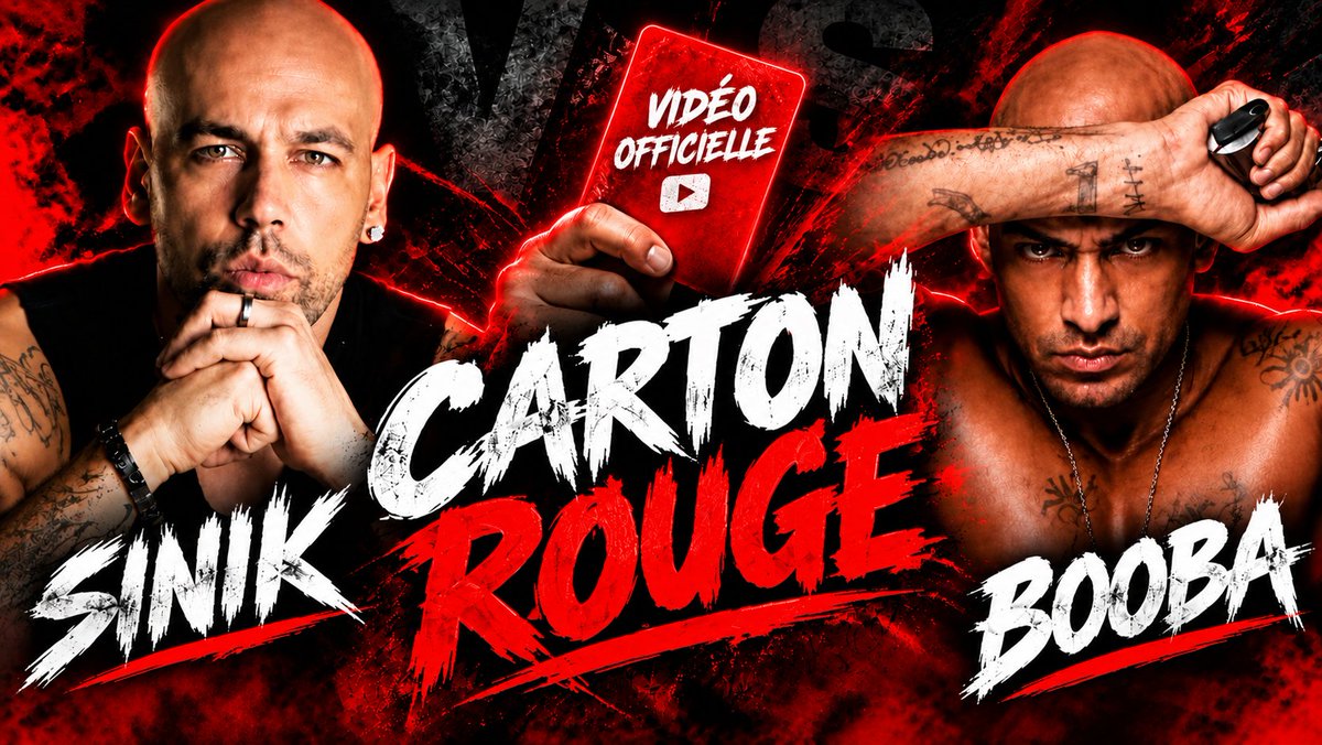 raoufBKL's tweet photo. Enfin le clash de #SINIK_Carton_Rouge est disponible Apres 19 ans d'attente contre #BOOBA 2026
il l'a kiné 😉
👉https://t.co/1jNrzXd8d7 https://t.co/ZASvAA9bJl