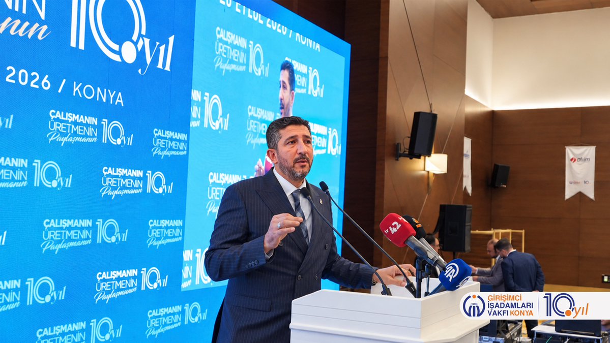 GivKonya's tweet photo. GİV Konya 10. Yıl Programımızın açılış konuşmasını, Konya Şube Başkanımız Fatih Ceylan gerçekleştirdi.

Başkanımız konuşmasında, 10 yıllık yolculuğumuzu değerlendirerek birlik, üretim ve girişimcilik anlayışıyla geleceğe yönelik hedeflerimizi paylaştı.

#GİVKonya #10Yıl https://t.co/De7ztTizwp