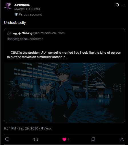 animusdriven's tweet photo. ⠀

⠀⠀THERE ARE WAY TOO MANY DOUBTS OVER MY MORAL INTEGRITY

⠀ https://t.co/WmAUAgokZK