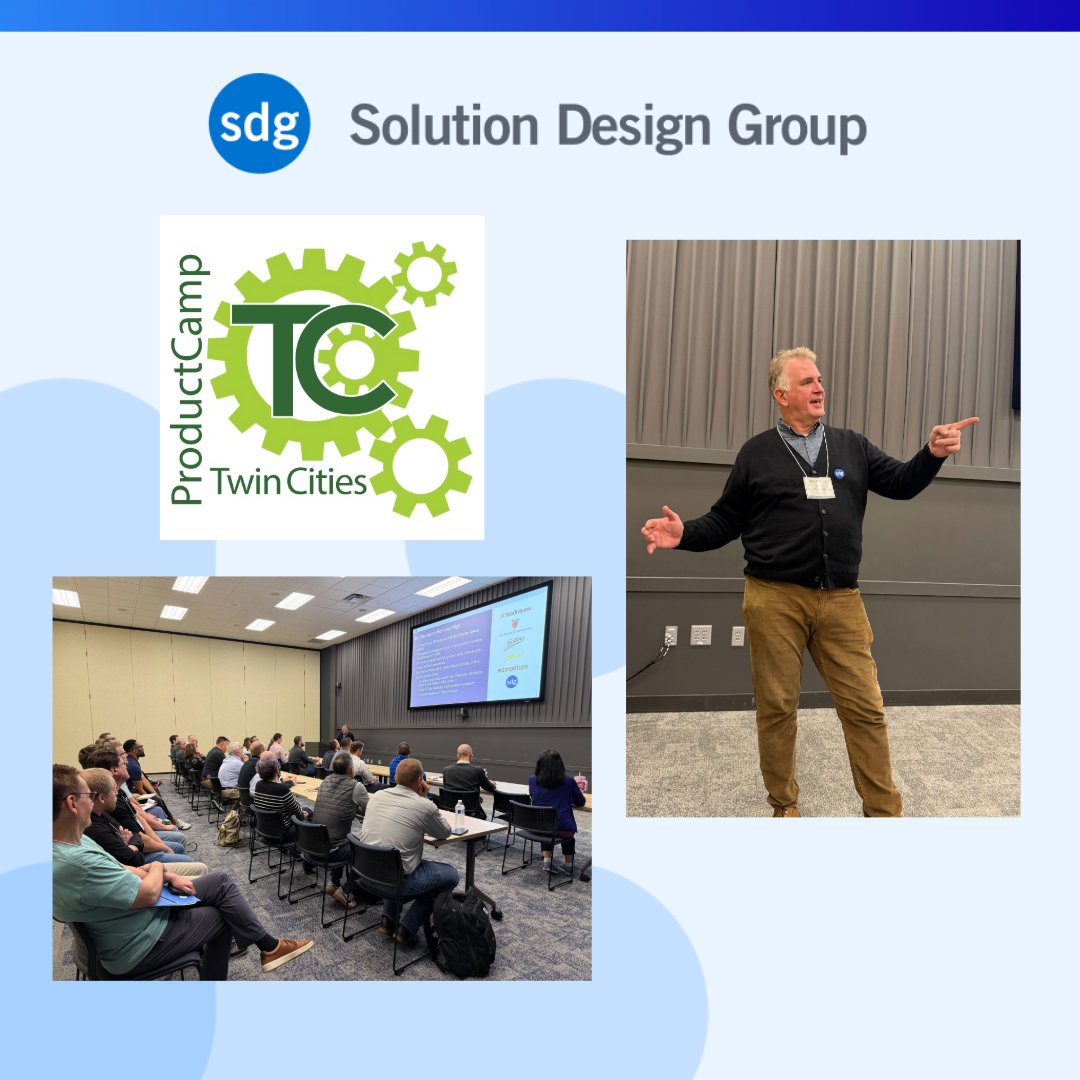 Solution_Design's tweet photo. If you were at Product Camp TC last Friday, hopefully you got to see Jason Scherschligt's presentation on Product Rescue. 

Thank you to Jason, the organizers, sponsors, volunteers and attendees for another great event! 

#ProductCampTC #Product Rescue https://t.co/GDpIyN4tsy