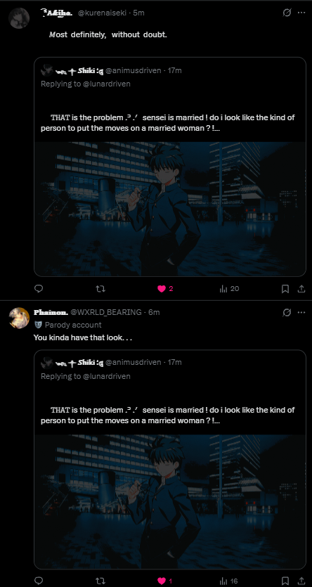 animusdriven's tweet photo. ⠀

⠀⠀THERE ARE WAY TOO MANY DOUBTS OVER MY MORAL INTEGRITY

⠀ https://t.co/WmAUAgokZK