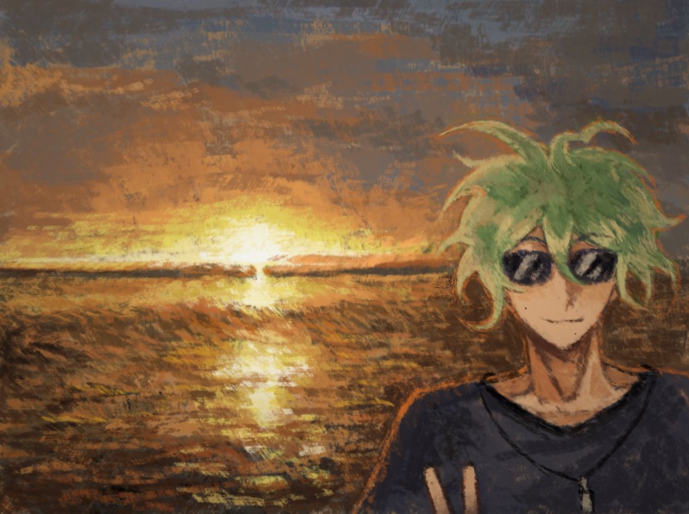 laaastik1's tweet photo. Rantaro on vacation ✌️
#danganronpa #drv3 https://t.co/54W2Pg3fOi