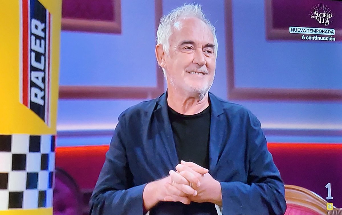 Davidmanoffire's tweet photo. El cocinero Ferran Adrià en #LaRevuelta_TVE https://t.co/8EHjFZpp23
