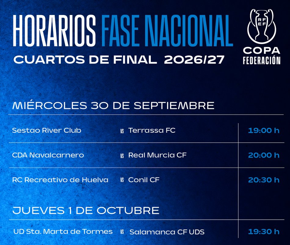 GradaBpro's tweet photo. 🏆Ojito a los que se viene hoy en la Copa Federación.

¿Nervios?

Porque en juego hay 4 billetes para recibir a un Primera División en casa en la Copa. https://t.co/OMImhpYWjX