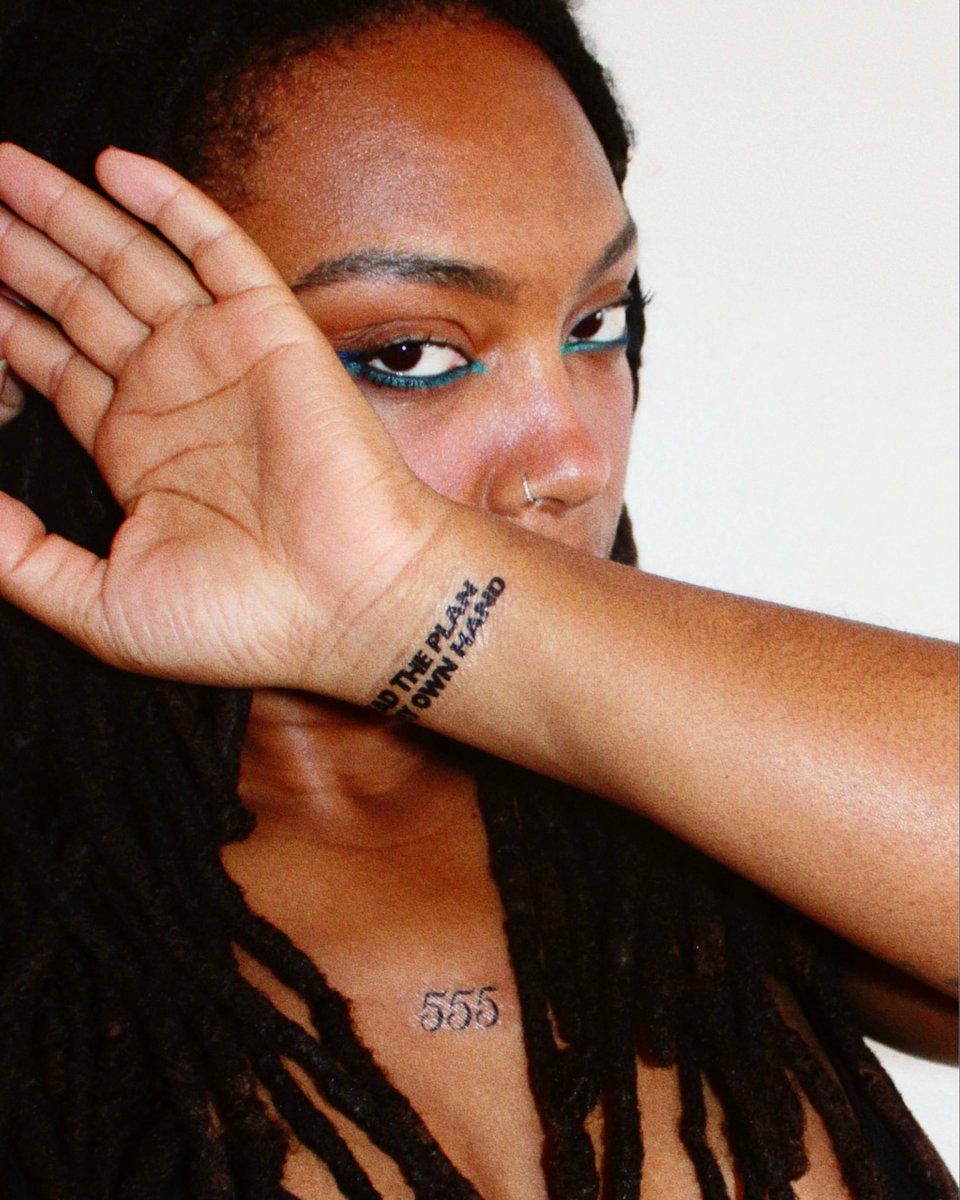rowdynightout's tweet photo. celebrating the release of @RYL0FFICIAL’s debut album, ‘5T4RP0W3R’, this Thursday with some P0W3RFUL tattoos! 

10.01 
10 PM - 2 AM https://t.co/NTov5520Xz