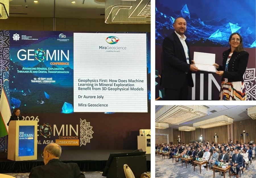 MiraGeoscience's tweet photo. September took us across five conferences spanning Europe, Central Asia, and North America. From workshops to presentations, we shared insights on #IntegratedInterpretation, #AIWorkflows, #3DModelling, and #OpenSource tools while connecting with our geoscience community. https://t.co/M5lLQsVYFP
