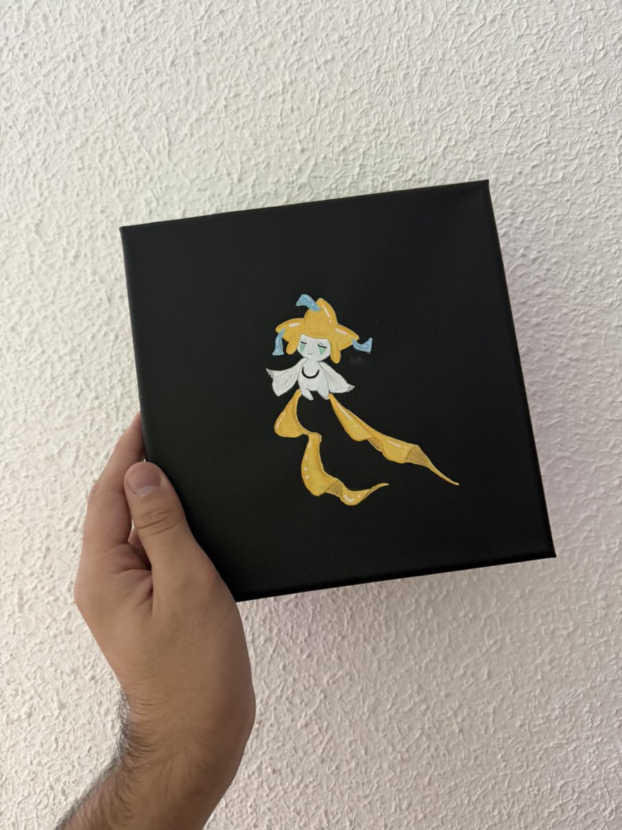 Mario_Heads's tweet photo. Hola!! He pintado un Jirachi con acrílico ‼️‼️‼️ https://t.co/uAkq7Vqjbp