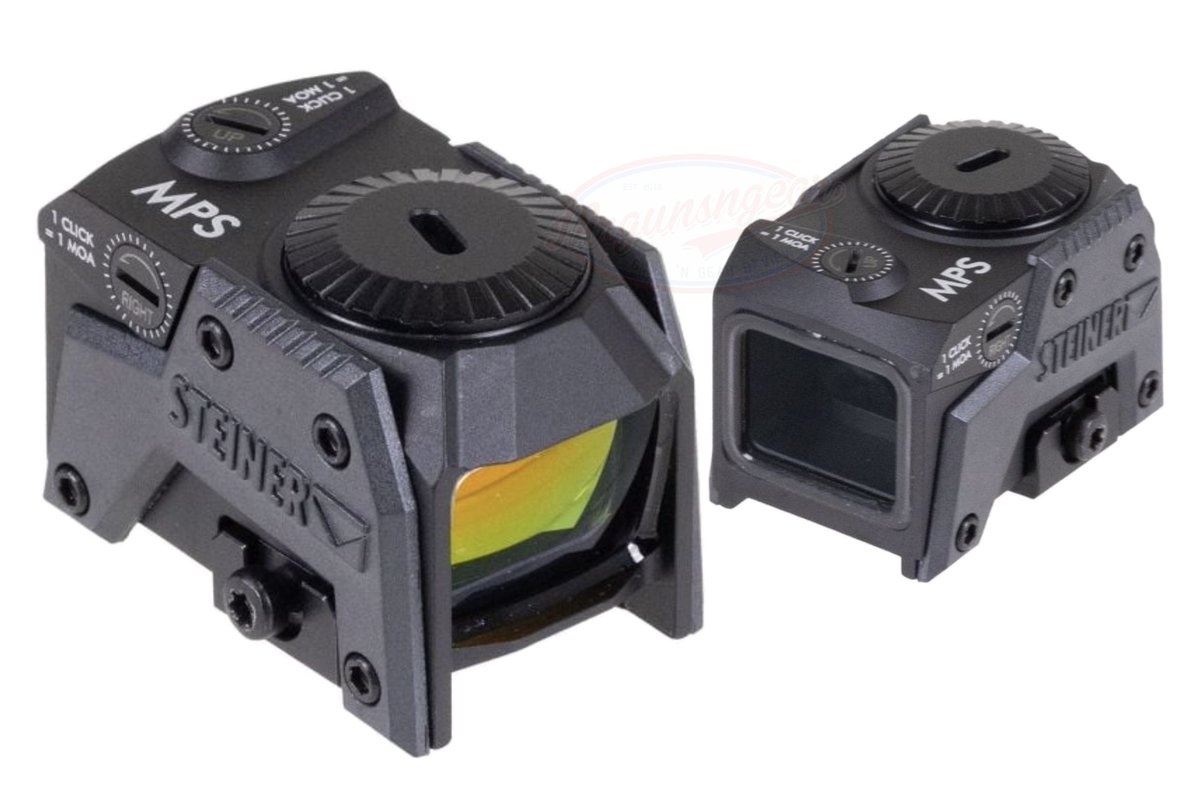 Mrgunsngear's tweet photo. Steiner fully enclosed MPS red dot optic with 3.3 MOA dot, ACRO footprint, and 13,000 hour battery life with for $299 currently here: https://t.co/KQRFMTKgqt
Review is up - cheapest I can recall seeing it π΄π¬
#ACRO #enclosed #Steiner #german https://t.co/MwOuAY8IGQ