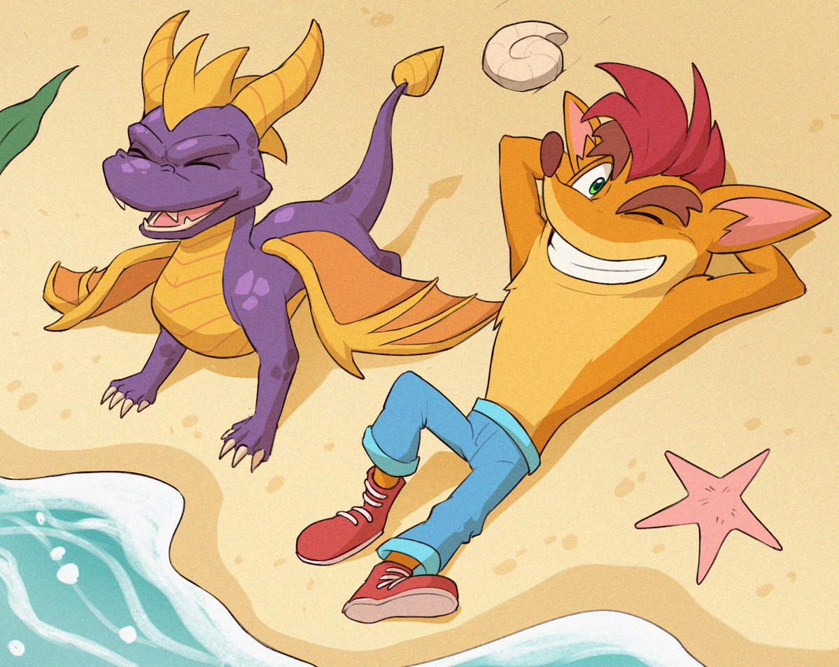 artstudioforenz's tweet photo. commission completed for my client 

#Spyro #CrashBandicoot #Crossover #FanArt #RetroGaming #digitalartㅤ https://t.co/KMJXa9K0kM