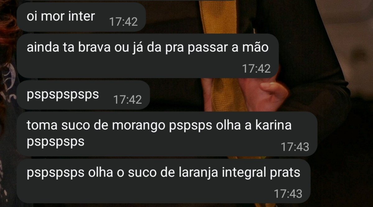 yujitie's tweet photo. vsf fiquei não verbal a tarde toda pq tava estressada e minha namorada agora https://t.co/zOJpERp3qn
