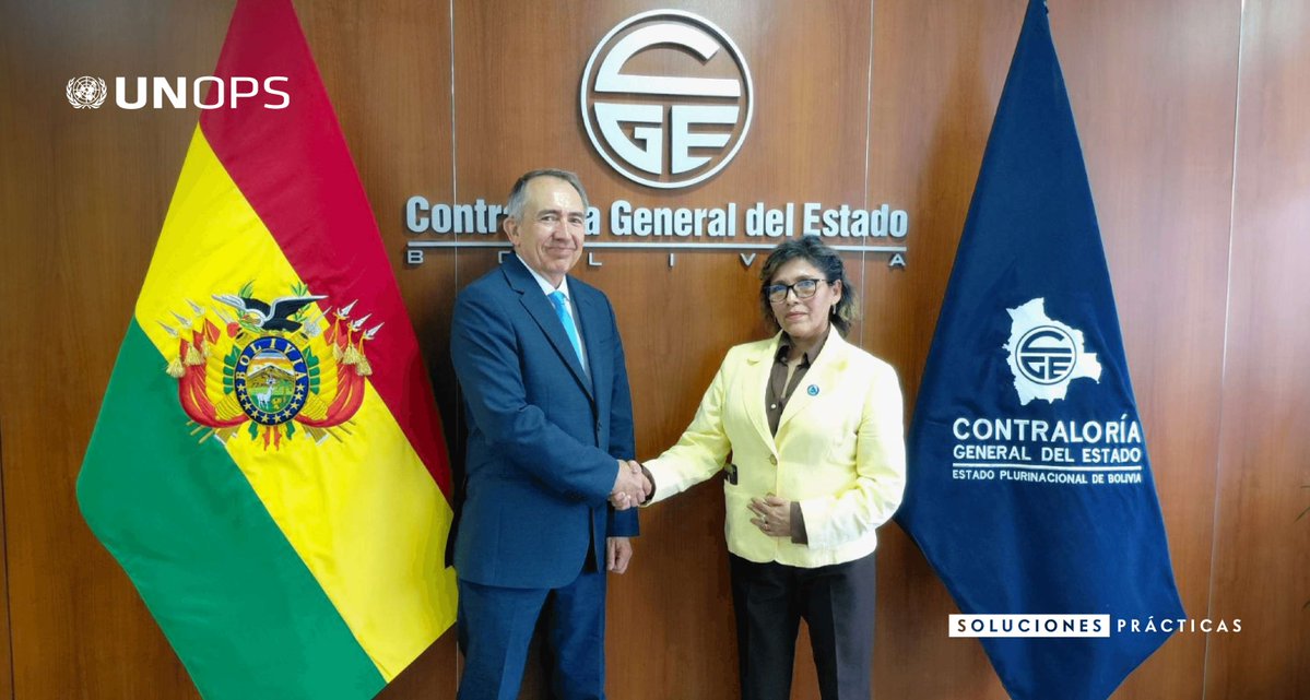 UNOPS_es's tweet photo. ¡Nos encontramos en una misión de alto nivel en #Bolivia!

Durante estos días nos reunimos con @Contraloriabo, Viceministerio de Régimen Interior y Policía de @MindeGobierno, Viceministerio de Desarrollo Productivo, y @Fonplata a fin de consolidar alianzas en beneficio del país. https://t.co/BQD3JKT4SD