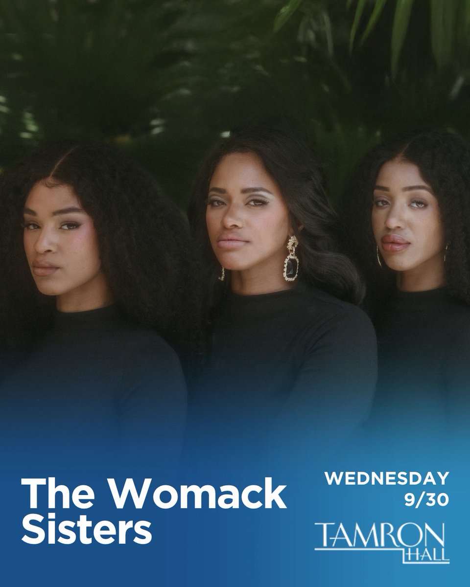 Womacksisters's tweet photo. Surprise!! Tune in tomorrow to see us on @TamronHallShow 💋 Find out when and where to watch: https://t.co/FUrSOhlkvS https://t.co/NOfCQCz43Q