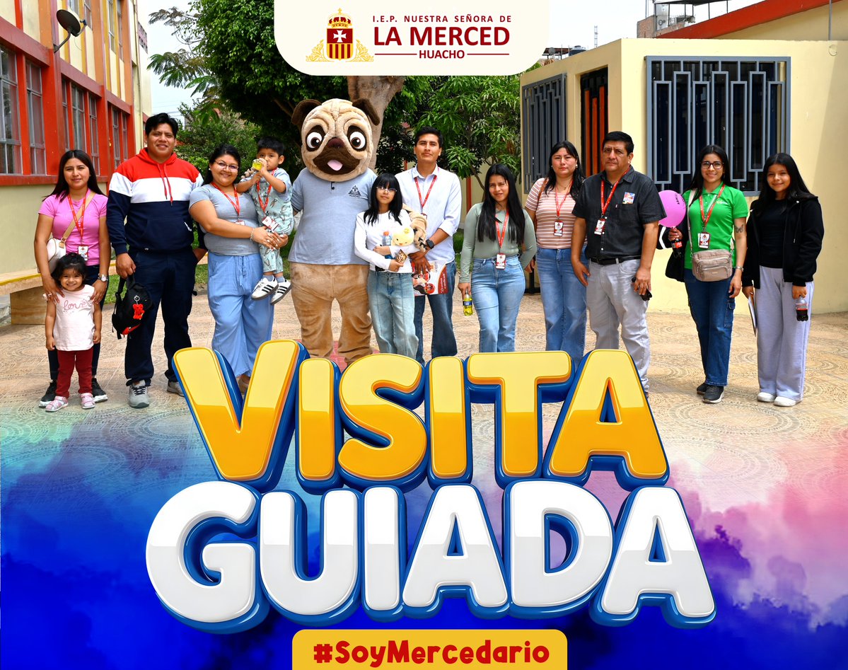 MercedHuacho's tweet photo. SEGUIMOS COMPARTIENDO LA EXPERIENCIA MERCEDARIA
Continúan las visitas guiadas en el Colegio Nuestra Señora de la Merced y cada vez son más las familias que se acercan para conocer nuestros espacios, nuestra propuesta educativa y la experiencia de formar parte de una comunidad https://t.co/e9OsHkzI49