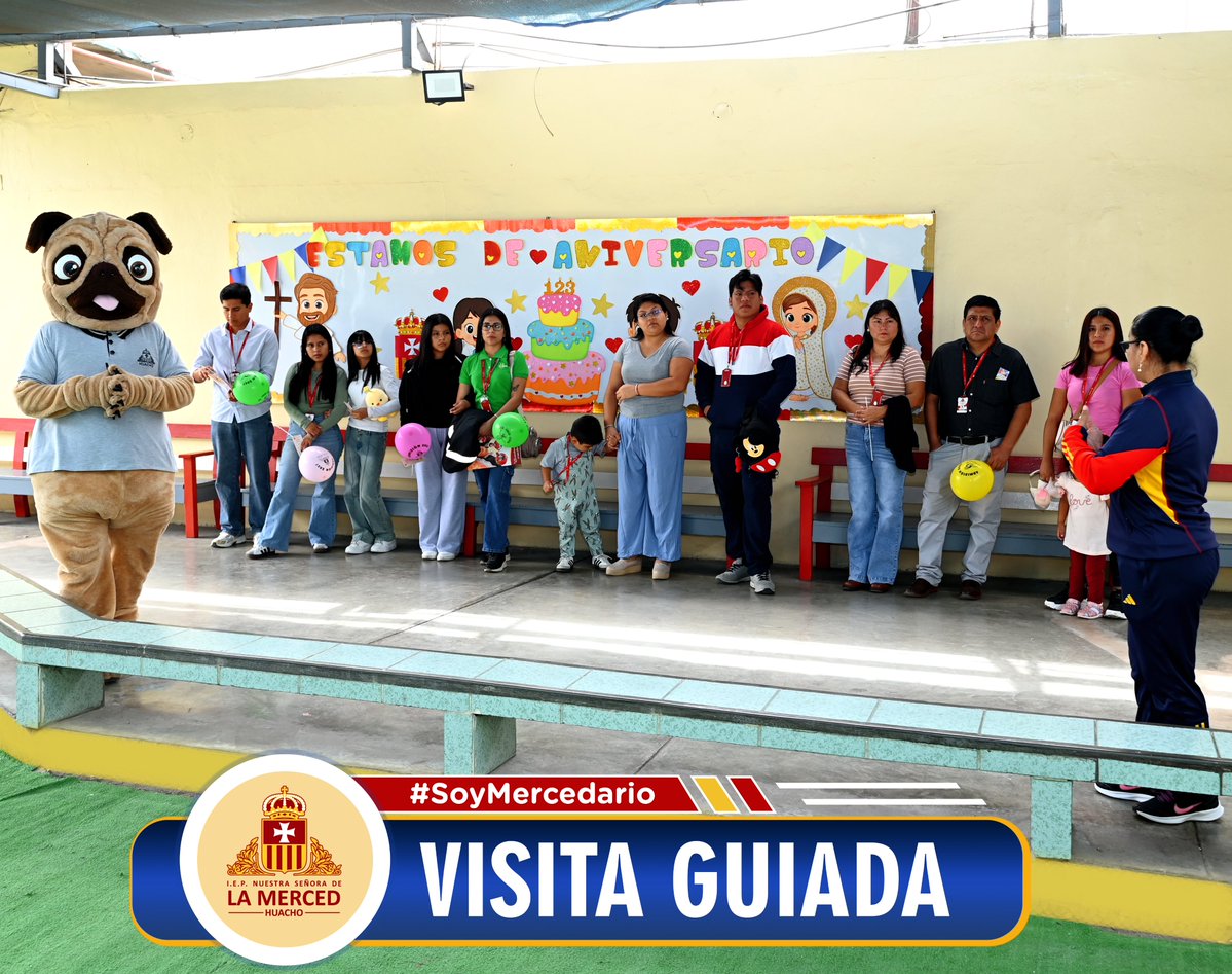 MercedHuacho's tweet photo. SEGUIMOS COMPARTIENDO LA EXPERIENCIA MERCEDARIA
Continúan las visitas guiadas en el Colegio Nuestra Señora de la Merced y cada vez son más las familias que se acercan para conocer nuestros espacios, nuestra propuesta educativa y la experiencia de formar parte de una comunidad https://t.co/e9OsHkzI49