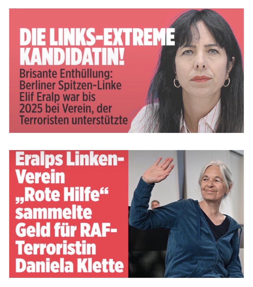 Georg_Pazderski's tweet photo. ICH HABE DA EINE FRAGE?

Wenn eine Person jahrelang Mitglied in einem linksextremistischen Verein war, der Geld für eine RAF-Terroristin gesammelt hat und vom Verfassungsschutz überwacht wird, darf sie dann LINKSEXTREMISTIN genannt werden?

#ElifEralp #LINKE #RoteHilfe https://t.co/igNg2uZsTl