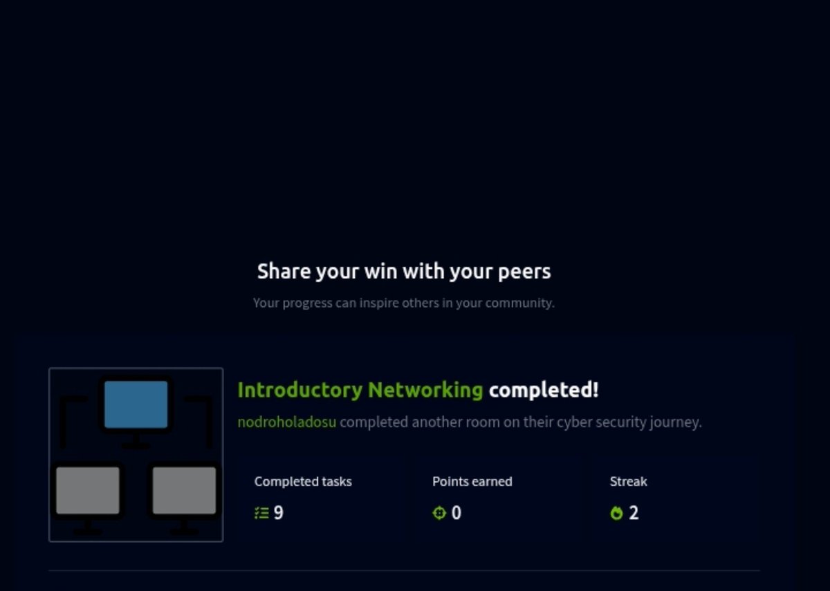 NodrohOladosu's tweet photo. Day 8/60
- Finished two modules of Network Fundamentals on Tryhackme.
- Learnt about IP address and MAC address.
#60DaysofCyberForge https://t.co/hixtn7zA7e