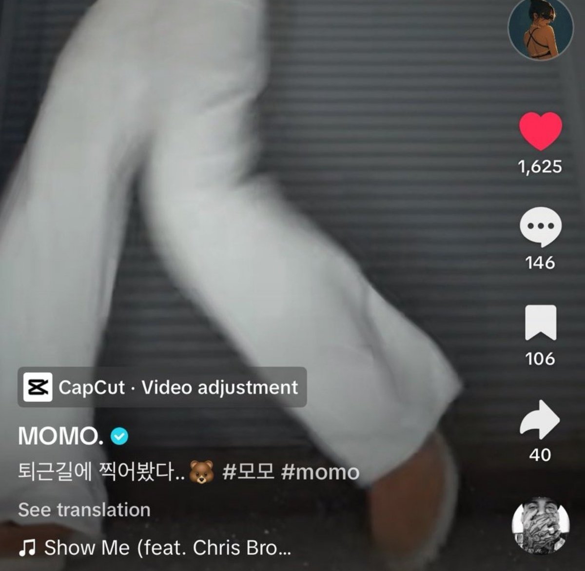 wonytakisfuego's tweet photo. Momo de Twice subiendo video usando una colab con Chris Brown y ahora subiendo un post con otra canción de Kanye West, ambas en menos de dos meses

#twicedisband https://t.co/d63Z411du4