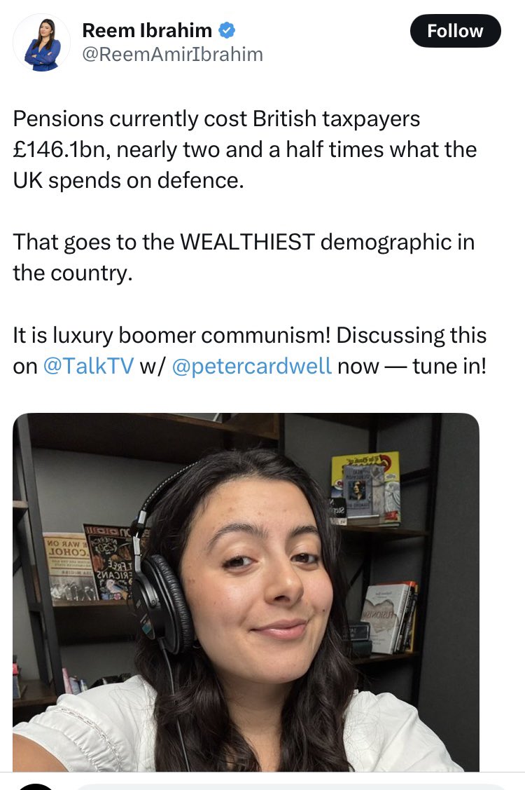 NeilClark66's tweet photo. ‘What’s all the fuss about scrapping the Triple Lock. No one is calling for the state pension to be means-tested or abolished’ . 
Really? That’ll be the next step. Axing the Triple Lock is the ‘foot in the door’. https://t.co/6oPnDfLULD