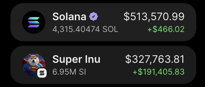 roccodegen's tweet photo. still printing on $SI

this shit touched $50M and my bag is already $500K+ in profit!!

a few weeks ago people said solana was dead, i kept buying...

now im getting rich while they keep talking... https://t.co/l5ZyRhT1nU