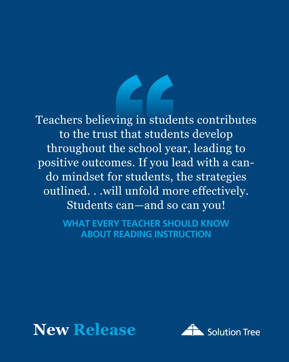 SolutionTree's tweet photo. Strong readers aren’t built by chance. 📚

Teachers, discover practical strategies to meet student needs, strengthen instruction, and grow independent readers.

👉 https://t.co/xzaETxeUY7

#ReadingInstruction #TeacherResources #LiteracyEducation https://t.co/r1DBT9oa44