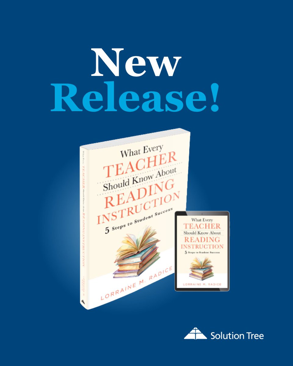 SolutionTree's tweet photo. Strong readers aren’t built by chance. 📚

Teachers, discover practical strategies to meet student needs, strengthen instruction, and grow independent readers.

👉 https://t.co/xzaETxeUY7

#ReadingInstruction #TeacherResources #LiteracyEducation https://t.co/r1DBT9oa44