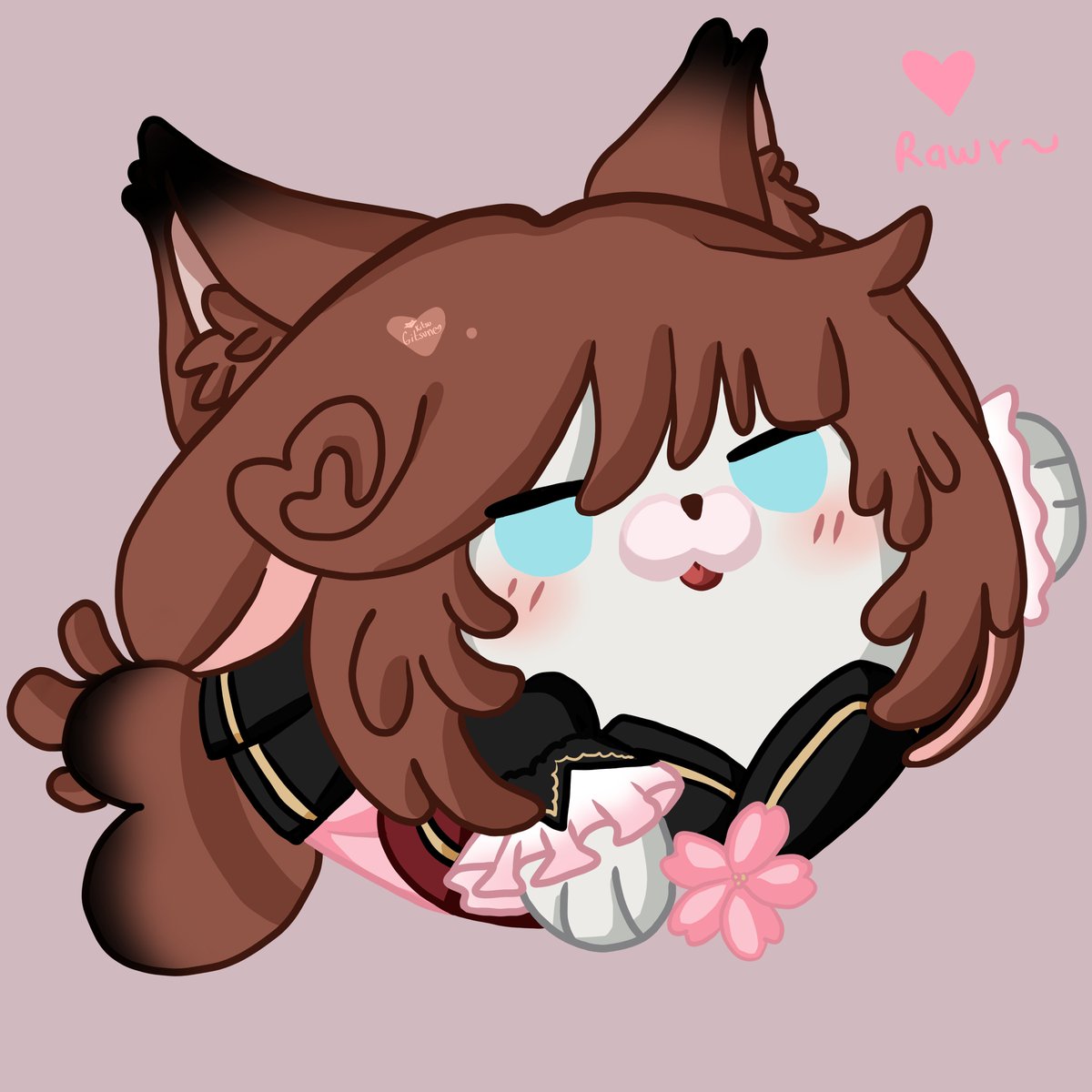 KitsuGitsune's tweet photo. traducción de que estoy emocionada ahora que ya puedo subir cosas al tistoc ✨

rau~ digo rawr~ https://t.co/nN0UCygivn