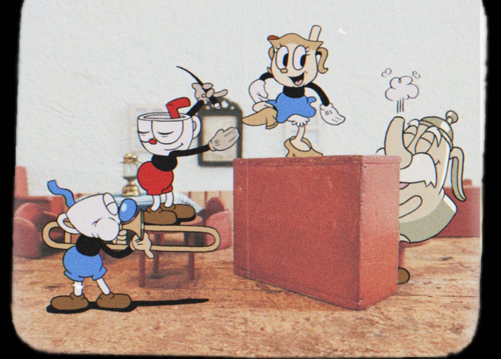 DannysNib's tweet photo. Hooray! Greetings on Your 9th Anniversary, Cuphead!

#cuphead #studiomdhr #1930s #traditionalart #rubberhose @StudioMDHR https://t.co/92XIWkAYus