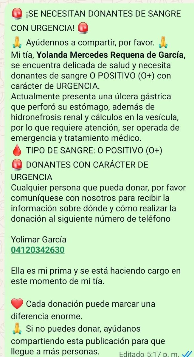 ifloryrs's tweet photo. #Maracay si pueden donar se les agradece. También pueden compartir https://t.co/LDrClKF1N7
