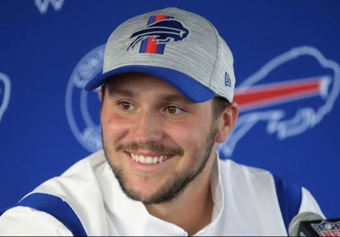 GodlyAction's tweet photo. Buffalo QB Josh Allen: 

“Jesus loves you, and no matter how far gone you think you may be, God is always waiting for you. All you have to do is take that step toward Him.” https://t.co/X3kFvPr4lo