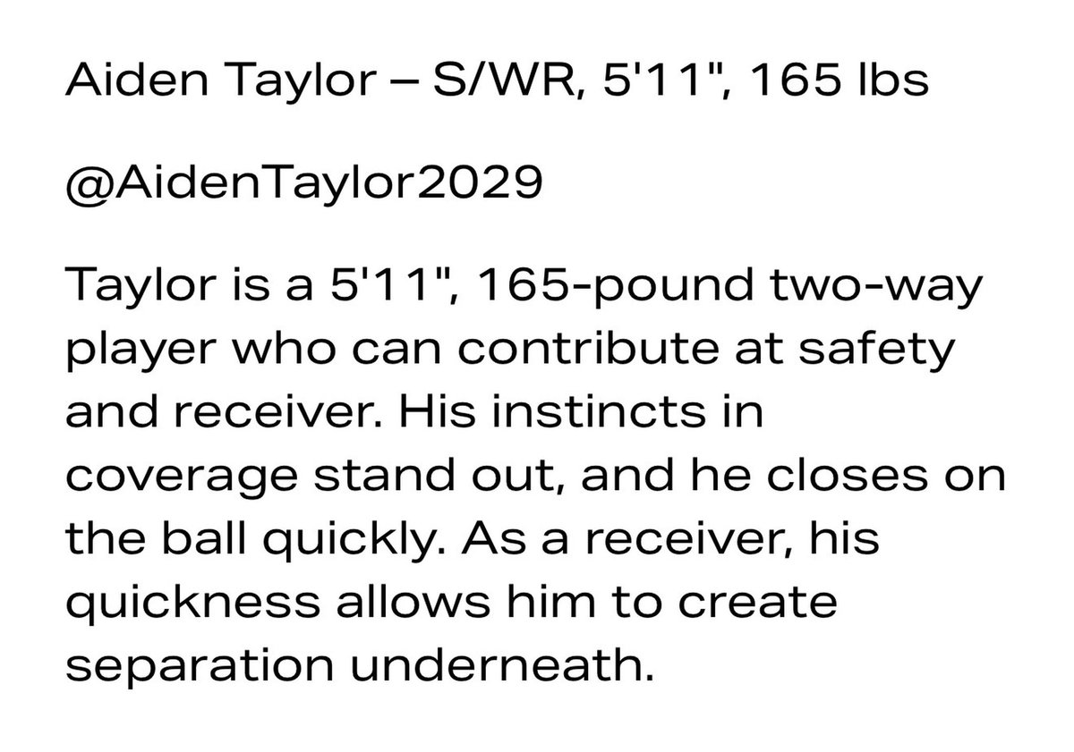 AidenTaylor2029's tweet photo. Thank you coach for the write up @LoganTillman @CoachPotter804 @henricosports @TheRVASportsNet https://t.co/H7my8E0LhA