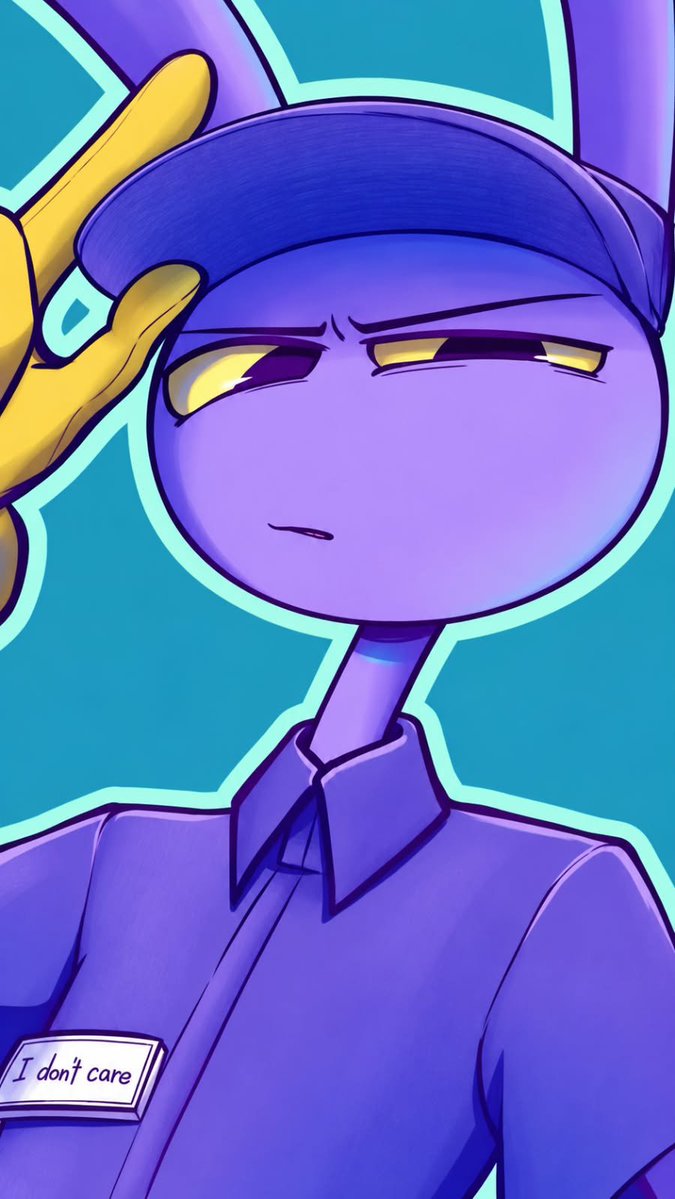 RamonSandra77's tweet photo. Serving attitude with a side of I don’t care 💜✨

#jax #jaxfanart https://t.co/e7uUwS8dpi