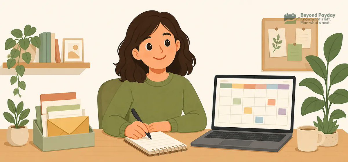 BeyondPaydayApp's tweet photo. Tired of wondering if you missed a bill? Here's a simple way to list every bill you owe and turn it into a calendar you can actually trust. https://t.co/ta7n494X5l #Budgeting #PersonalFinance https://t.co/VoJo0AVQyk
