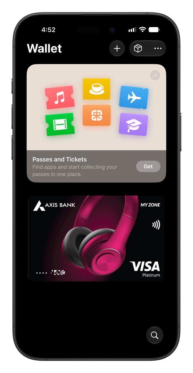 krishnapermi's tweet photo. Apple Pay is finally live in India, and I just added my first Indian card to Wallet.

It’s been over a decade of waiting since Apple Pay launched in 2014.

If you have an eligible card, open Wallet and tap +.

Already working in apps like Blinkit. https://t.co/zb8JqzqPe3