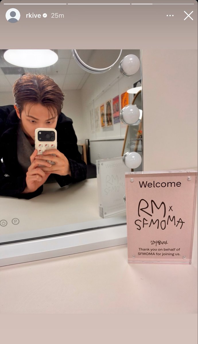 _BTSMoments's tweet photo. [📸 Instagram Story — #RM] 

(https://t.co/PeU13NVLhl)
CURATED BY RM
#RMxSFMOMA
#ArtThatStaysWithYou https://t.co/oL5JNSEqTy