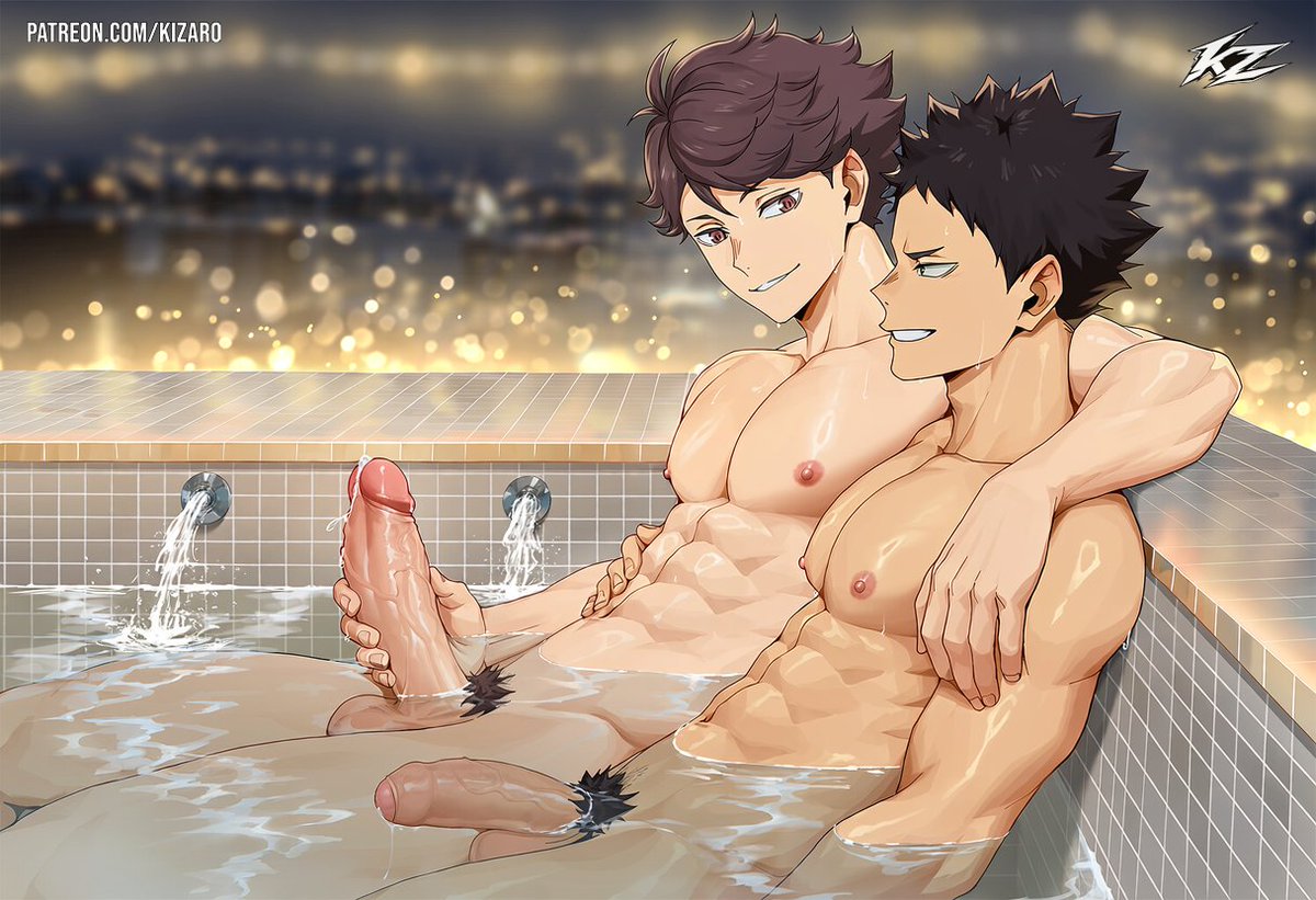 KizaroGC's tweet photo. Oikawa wants something from Iwaizumi and they both know it. 😏
#Yaoi #R18 #OikawaTooru #IwaizumiHajime #Haikyuu #ハイキュー #腐向け https://t.co/DG0dlFzHmS