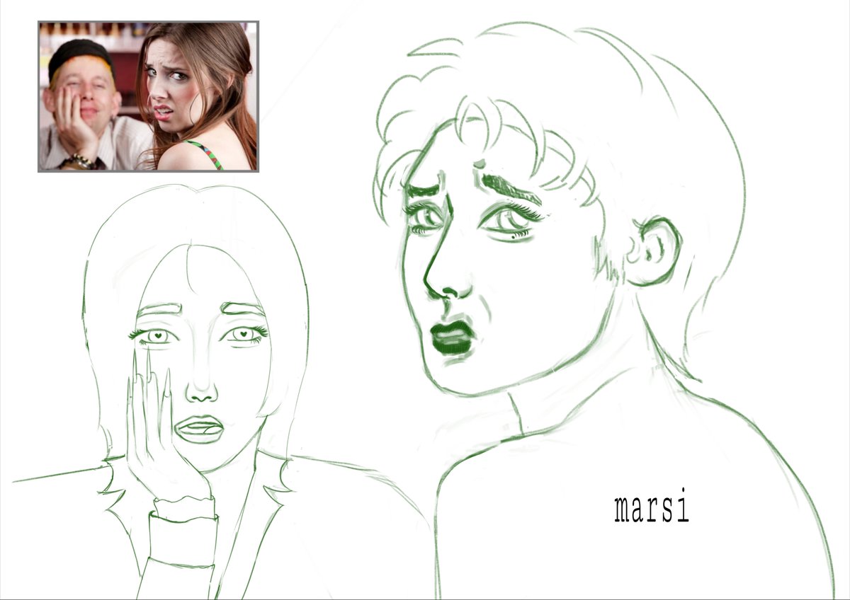 TurboMarsiMarsi's tweet photo. A sketch of my favorites Rui and Hyun
#xlov #Lavenderz #Rui #Hyun #art #Sketch https://t.co/DNSQwqNJEx