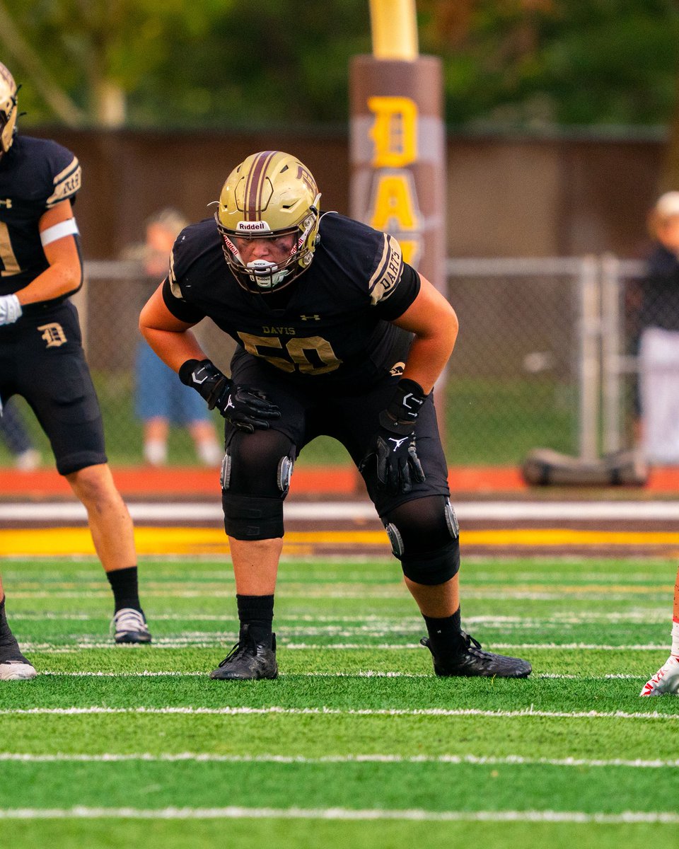 MasonBush50's tweet photo. Back home this week

Davis v Farmington
Fri Oct 2

Mason Bush
2027 OT | 3 Star ★★★| 6'5" 285
1.66 10-Yd | 4.65 Shuttle | 3.95 GPA
Davis HS (UT) | OFFA Elite | Varsity LAX

@DavisDartsFB @ScottPeery2
@RSNBUtes @J2theGross @bigfam94 
@CoachOUTAHUTES @CoachAtuaia
@UtahFBRecruit @MikeyJacobsen @MasonYellicoUT @CharlieWeiler72 @HaydenWisner @Coach_Crill @BooneFeldt @JasonMartinezz @JeffNorrid1 @CoachPehrson @jaredreidDuke @CoachTuitele @CoachAcitelli @DjTialavea_86 @CoachLobotzke @CoachBrentMyers @coachvaa @Jay_Guillermo57 @CoachNickGrimes @Coach_Leighton @Coach_Wils @Coach_CBooth @Bigstef72 @CoachSmith59 @mcody83 @CoachAsiata @coach_faavi @OU_CoachB @CoachTrautFB @coachjharding @CoachOglesby @CoachM_Schmidt @Emannaghavi