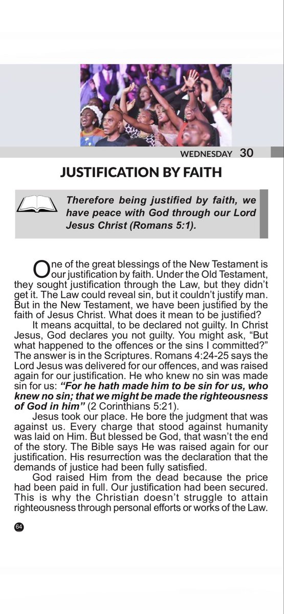 chillzmach's tweet photo. Today’s Rhapsody of Realities by Pastor Chris Oyakhilome 30 September 2026: JUSTIFICATION BY FAITH ❤️🔥🙏🏽 https://t.co/4gESGr4i7d https://t.co/rR8n1RCOOt