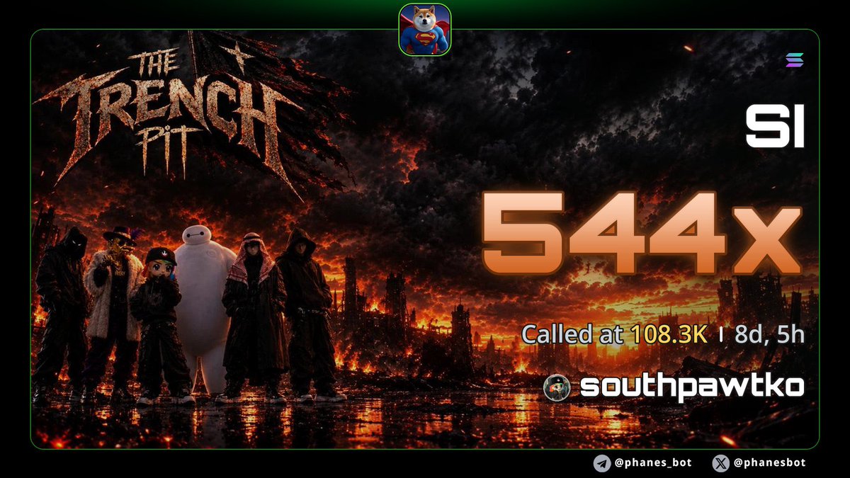 TheTrenchpit's tweet photo. solana:DEW9dSN6QpWyNthphCpMmAbZP1Q4cEKR9xQXAri98WDP called at 108k on the TG 📈

Called by @southpawtko 🔥🔥 https://t.co/QK1xK0DgZu