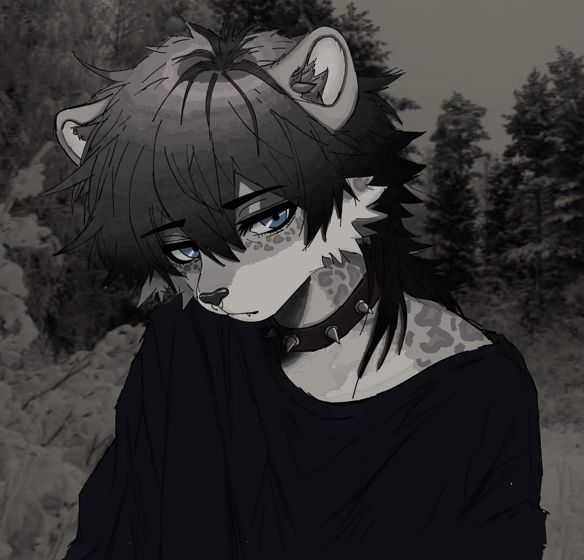 lunaivy29's tweet photo. Is he giving mysterious vibes or scary vibes? 🐺🌑
Repost + comment 🖤
#furry #furryartㅤㅤㅤ #furrycomuunity #fur #fursona #fursuit #foxy #fursonaart #lionfur #artwork #art #artdesign #fursuiter #black https://t.co/SHQN93Yspe