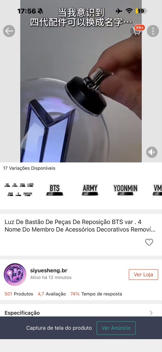 MINxJOY_'s tweet photo. @thvanafox @fforhobi É da Shopee , não estou conseguindo mandar o link mas é dessa loja aqui https://t.co/3b2xe4ed3T