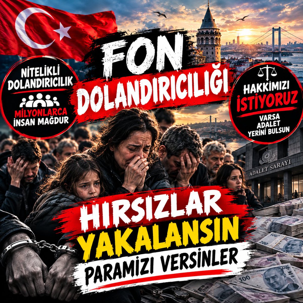 kambiyasso333's tweet photo. HAKKIMIZ OLANI İSTİYORUZ #paramızıverin #paramıztamödensin
#iade #ferhat #akın #ali @hasandoga @RTErdogan #fon @burhanduran @iletisim @tcbestepe @istanbulCBS @oktay_saral @ekonomiisleri @RTEdijital @memetsimsek #akp #pblk #mhp @efkanala @omerrcelik #fatma #ANAPARAMIZIVERİN https://t.co/atOzBbGEaT