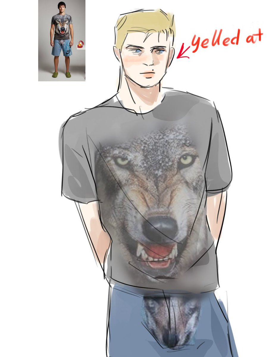 meowdrawing3's tweet photo. I asked friends to pick an outfit for George, but they picked this bullshit

#3363 #russtappen #gr63 #mv3 https://t.co/gd2XUIweSf